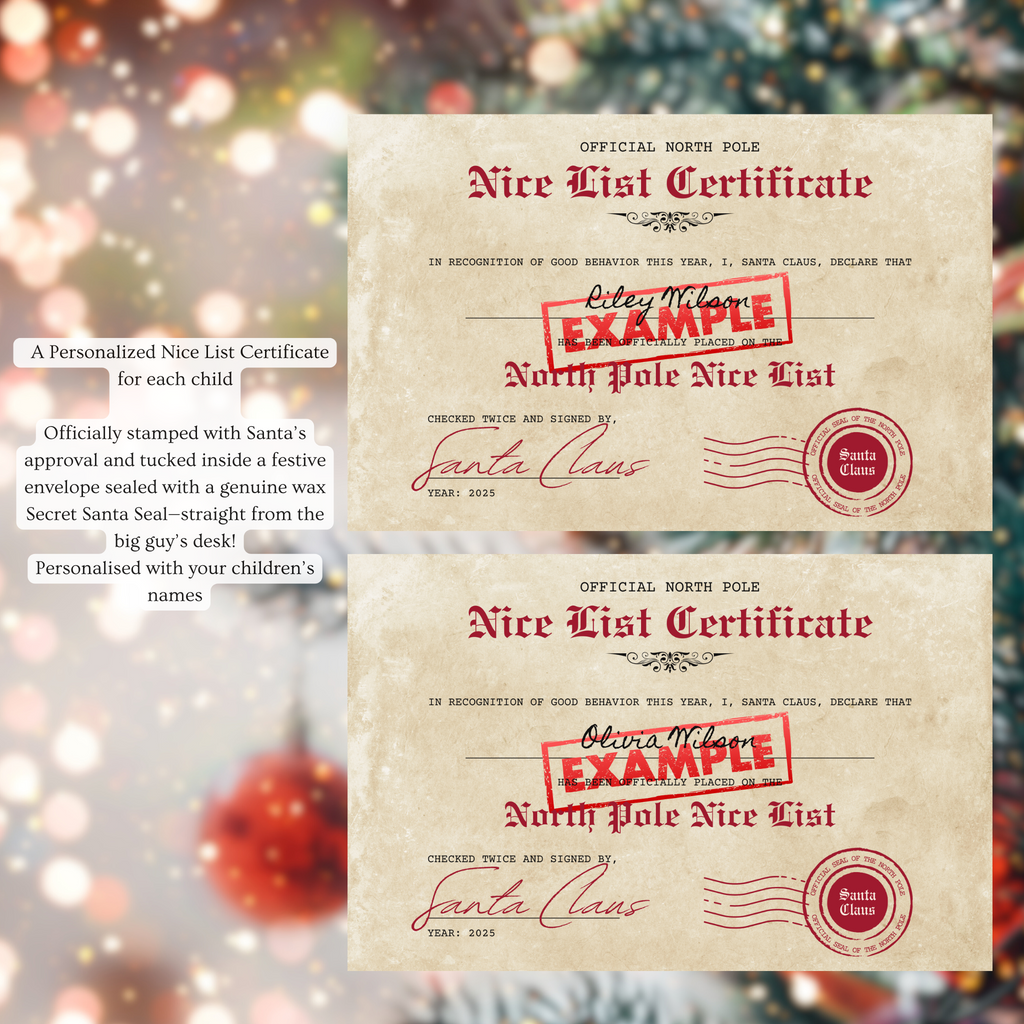 Santa’s Magical Letter Package - For 2 Very Special Children