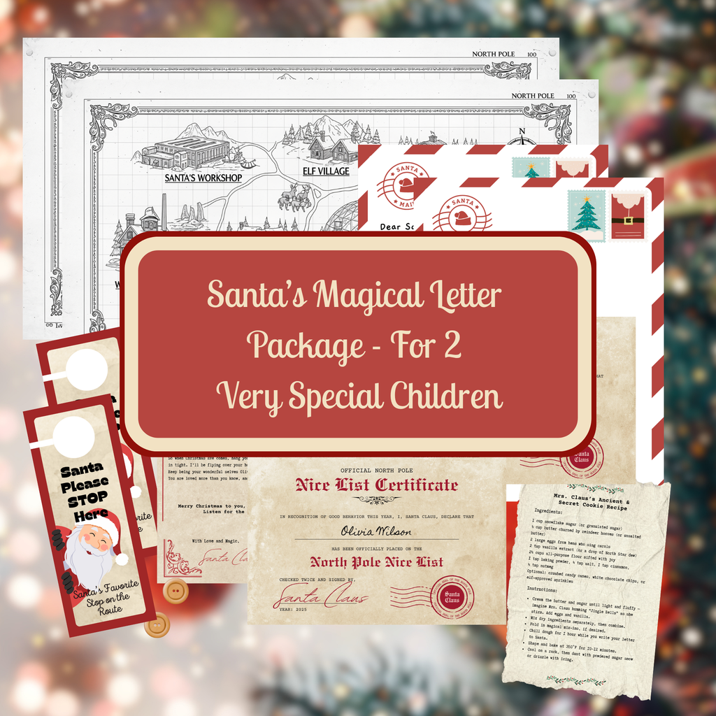 Santa’s Magical Letter Package - For 2 Very Special Children