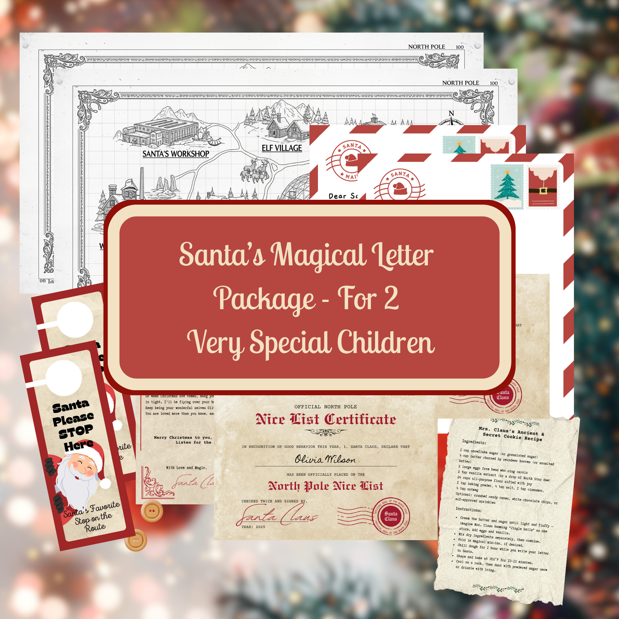 Santa’s Magical Letter Package - For 2 Very Special Children