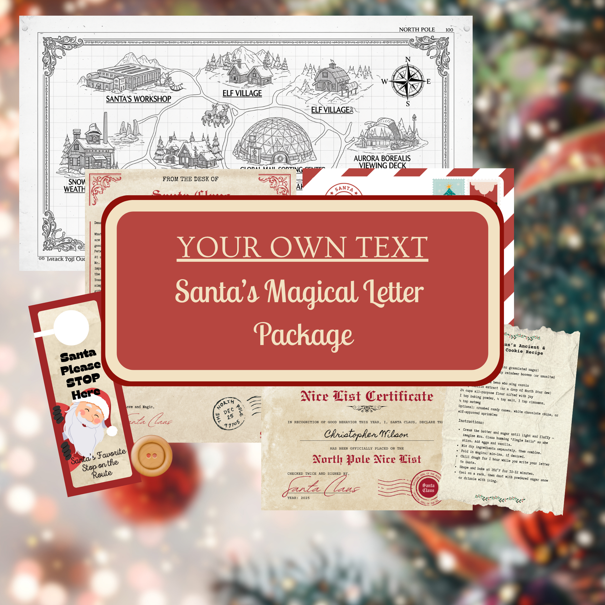 Your Own Text - Santa’s Magical Letter Package